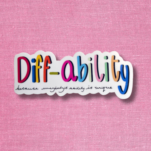 Diff - ability Sticker