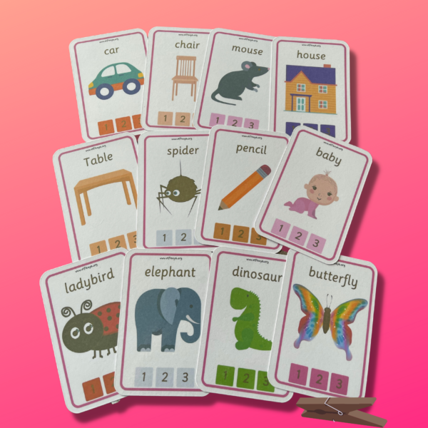 Verb Flashcards Set 2 | Phonics Flashcards | Language Development | Early Years Activities - Image 3