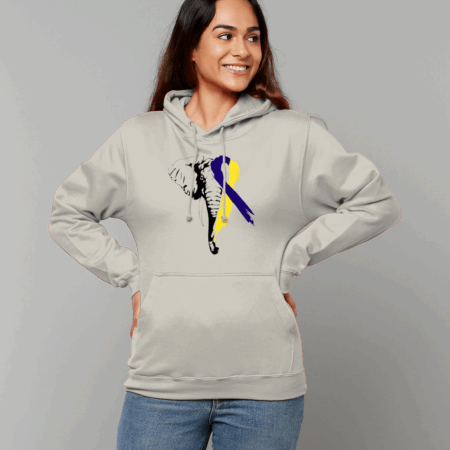 Down syndrome Elephant Hoodie